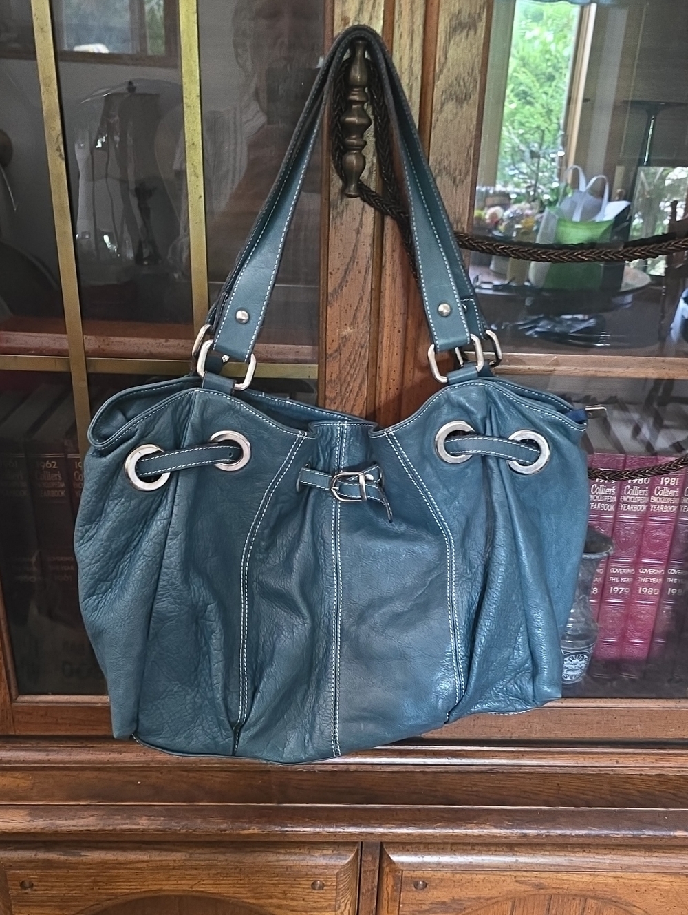 Genuine Leather Shoulder Bag From Rome